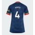 Maillot de foot Arsenal Ben White #4 Extérieur vêtements Femmes 2026-27 Manches Courtes